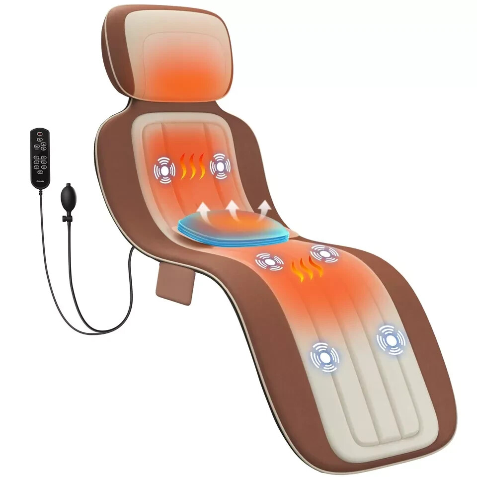 Lot of 3 Full Body Massage Mat with Heat, Back Massage