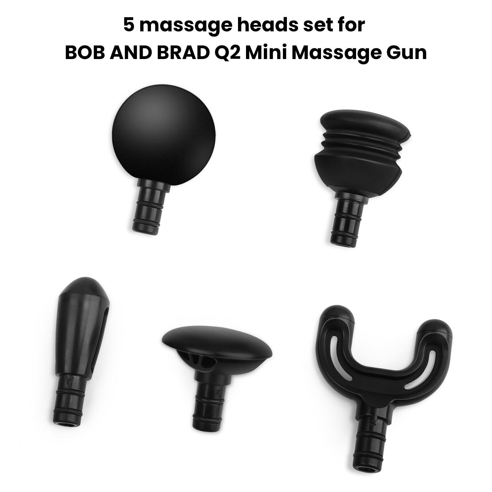 BOB AND BRAD Q2 Mini Massage Gun, Pocket-Sized Deep Tissue Quiet with Carry Case