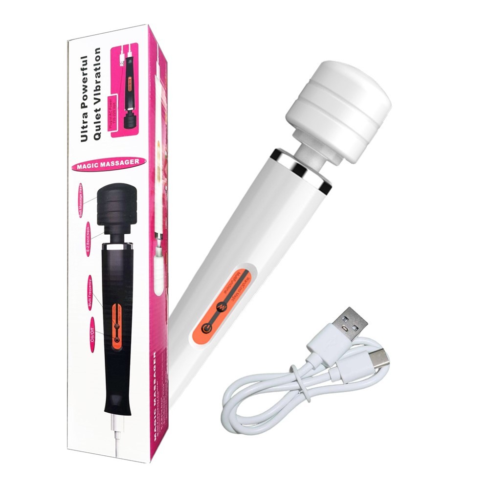 Cordless Handheld Massager Wand Personal Total Full Body Therapy Massage Stick
