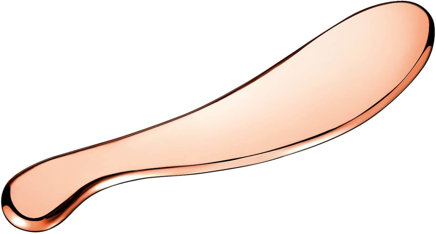 Gua Sha Tool Pure Copper Scraping Back Massager Guasha Board for Neck and Body S