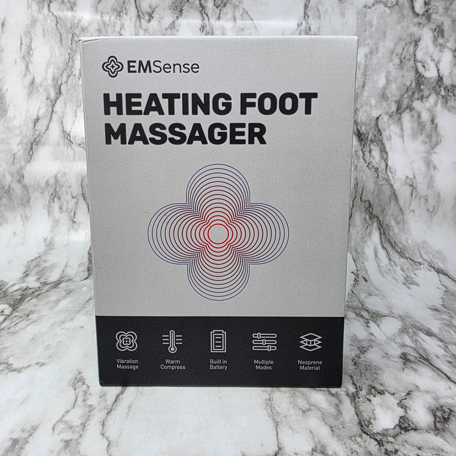 EMSense Heating Foot Massager Single Sleeve
