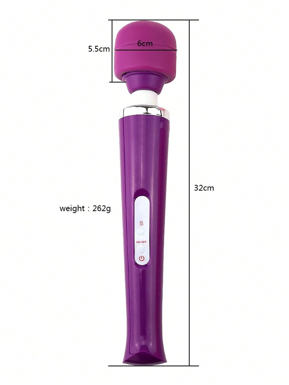 Handheld Massager Wand Vibrating Massage Neck Full Body Therapy multi-speed gift