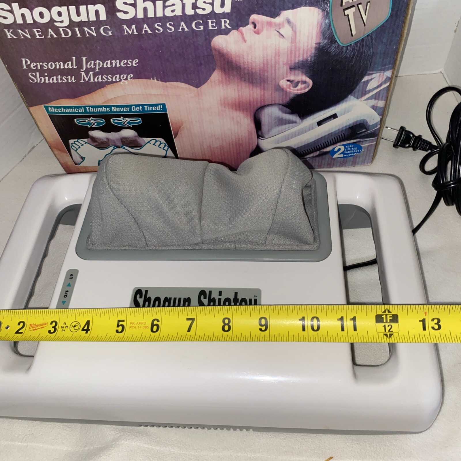 Homedics Shogun Shiatsu Kneading Neck Head Massager Model SM-444 – Tested!