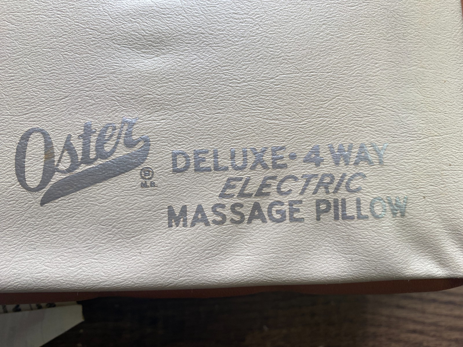 Vintage Oster Deluxe 4-Way Electric Massage Pillow – Tested w/Original Box