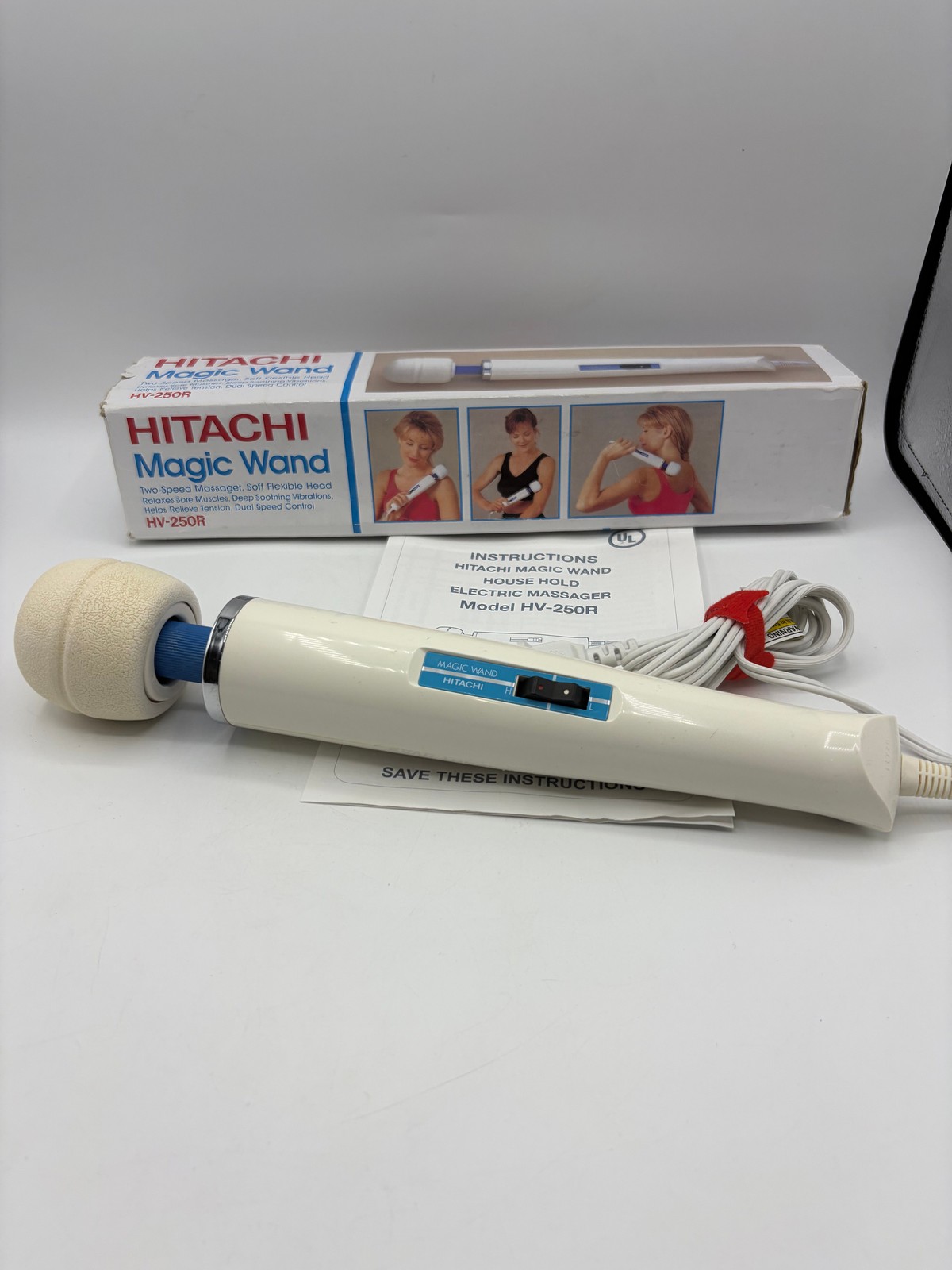 Hitachi Magic Wand Original Vintage Personal Massager HV-250R Two Speed Bs329