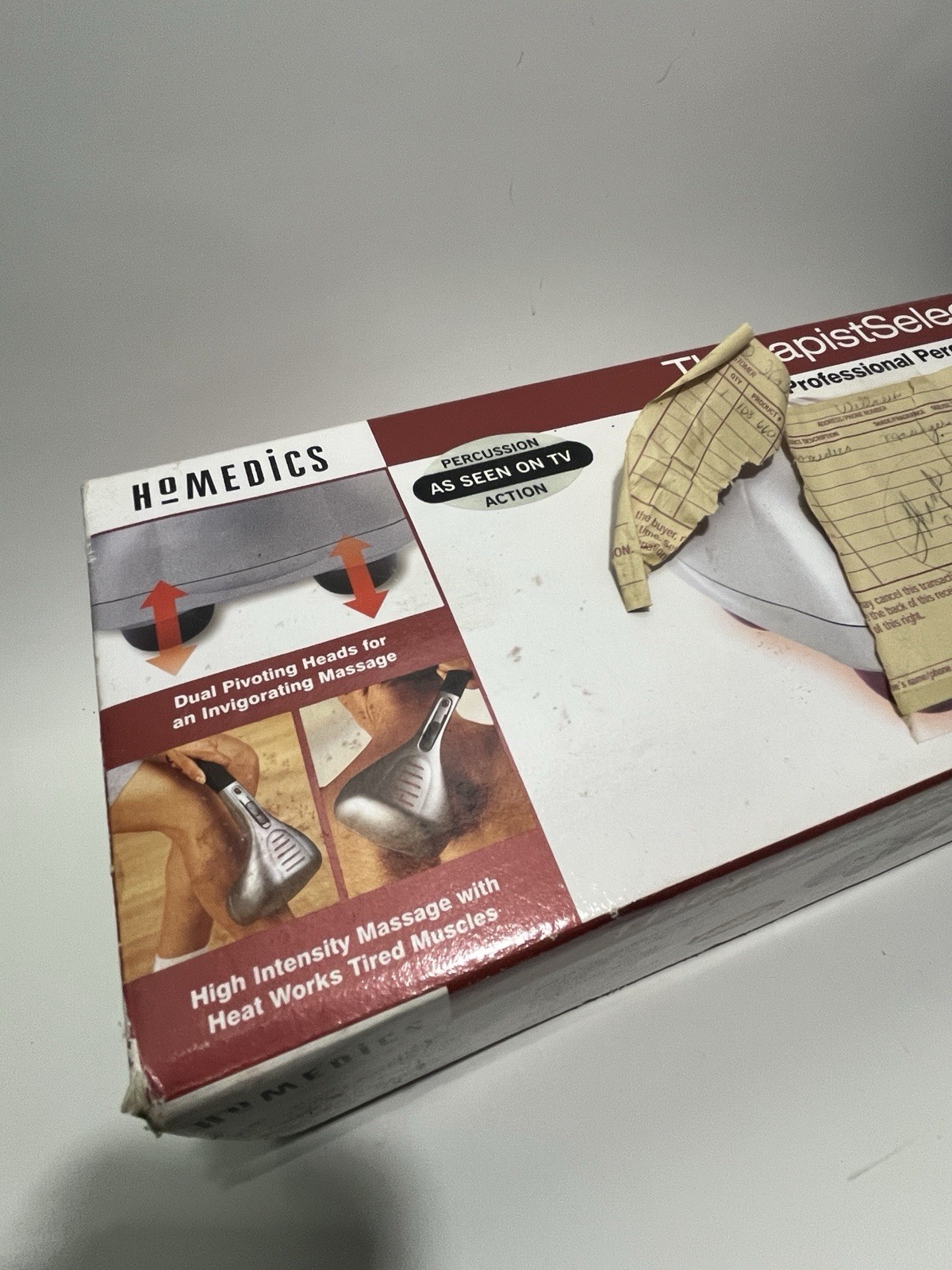 HoMedics TherapistSelectUltra PA-1H Percussion Massager Heated Back Legs