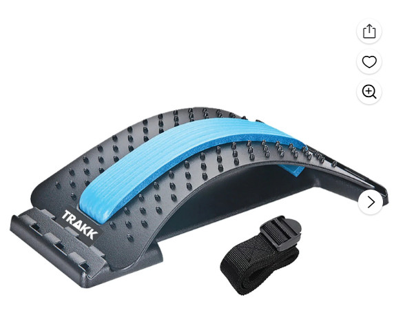 Trakk Back Stretcher: Multi-Level Back Stretching Device Massager