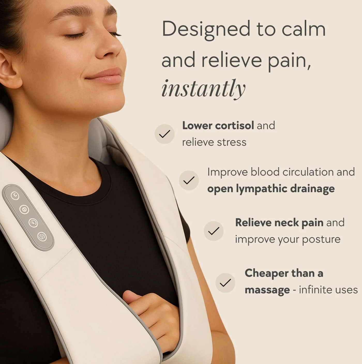 BRAND NEW IN BOX Neck & Shoulder Massager (AMAZING, at home Massage)