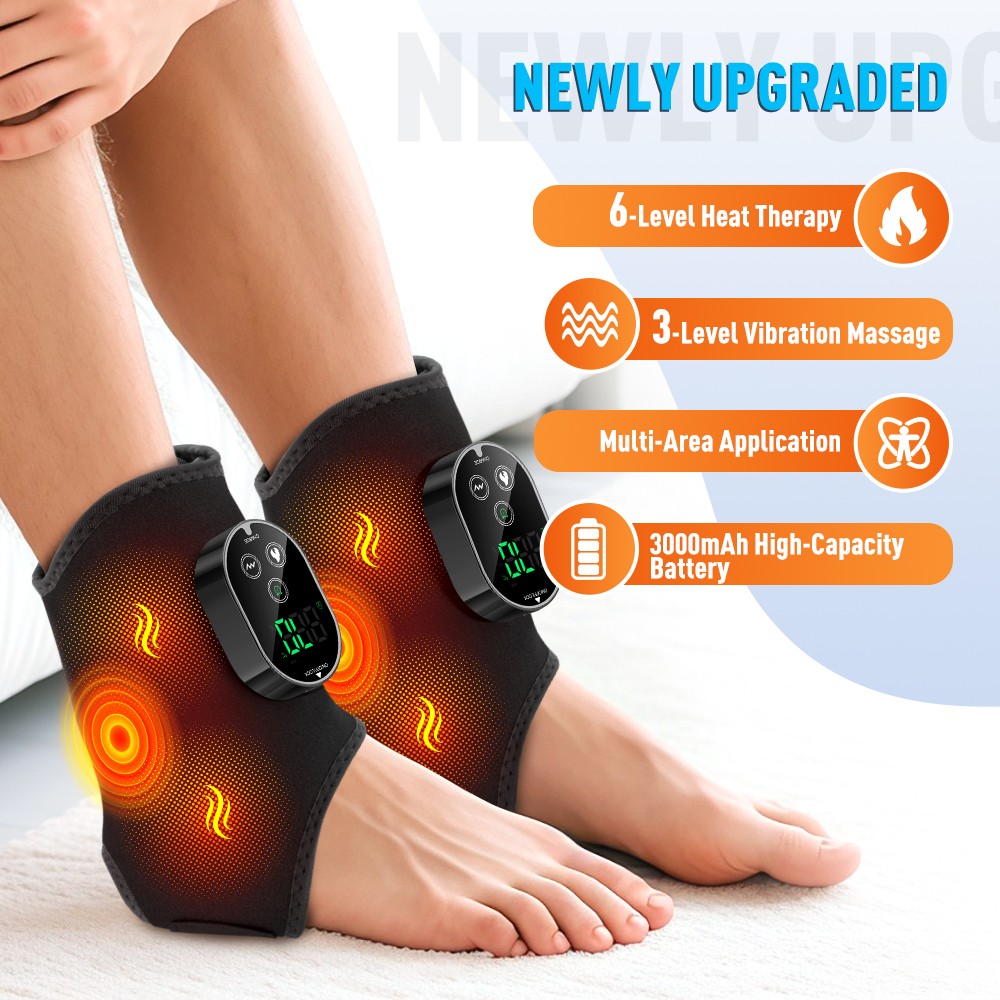 1/2PC Foot Renew Massager for Neuropathy 3-in-1 Cordless Foot and Ankle Massager
