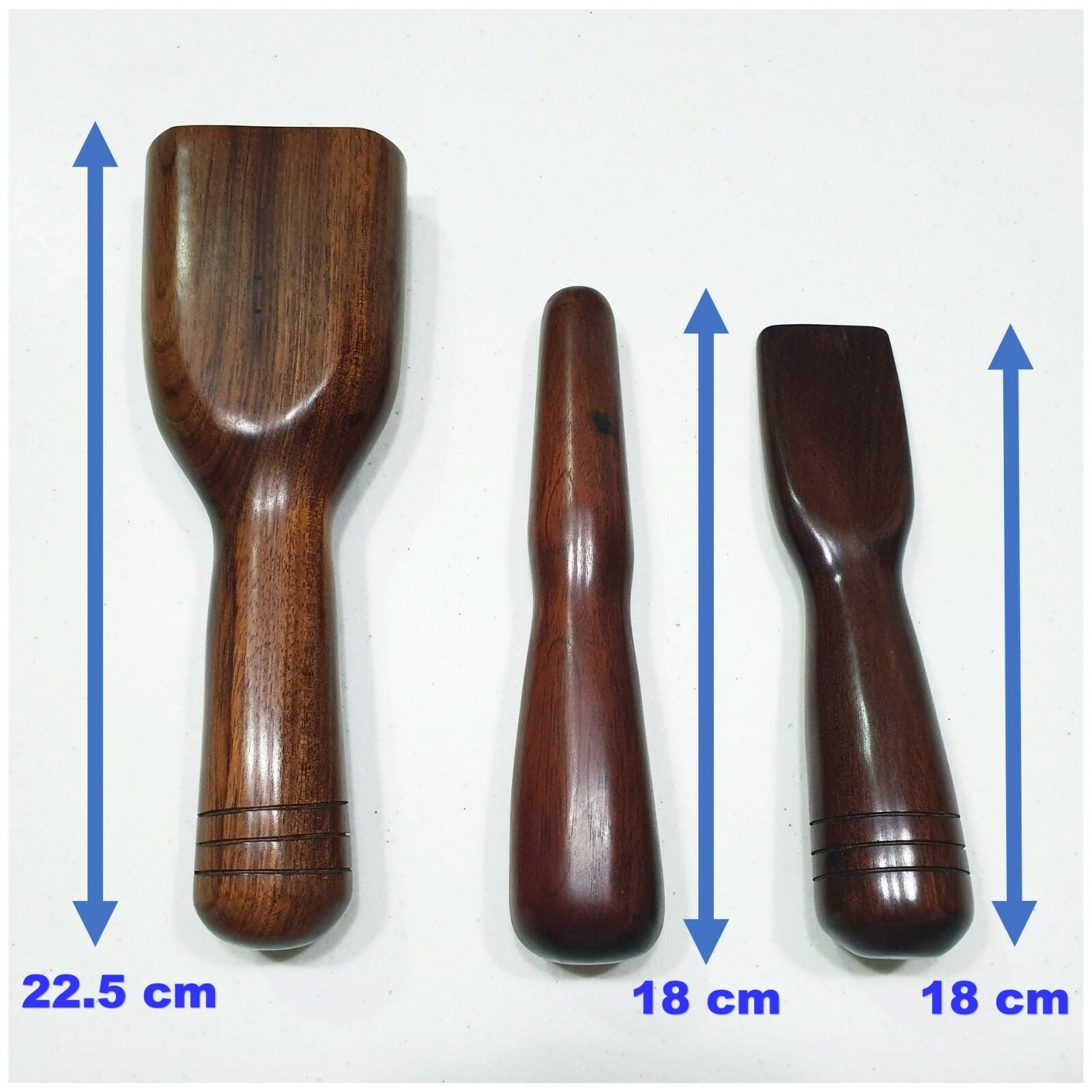 TOK-SEN Hammer Massage Tool Wooden Tool Therapy Thai Tok-Sen Set of 4