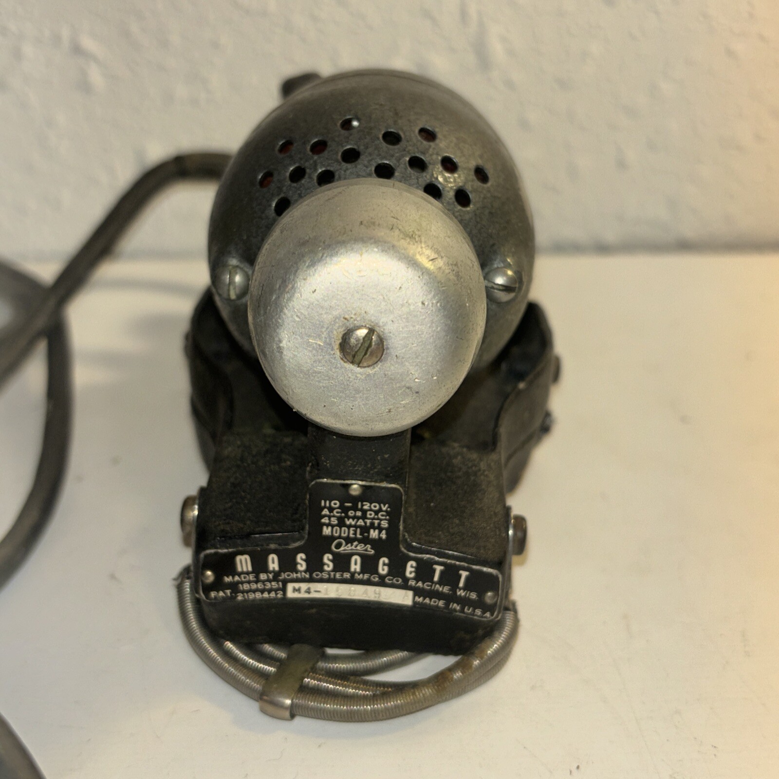 Oster Stim-U-Lax Jr. Standard Massage Instrument Model M4 Vintage for Parts