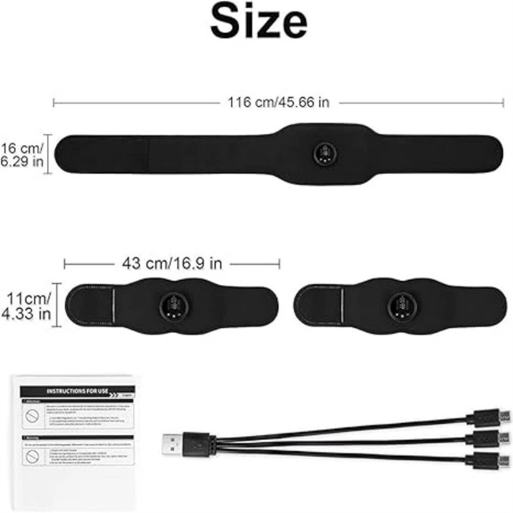 Next Gen Ultra EMS Muscle Stimulator Rechargeable Fitness AB Belt Toning Set