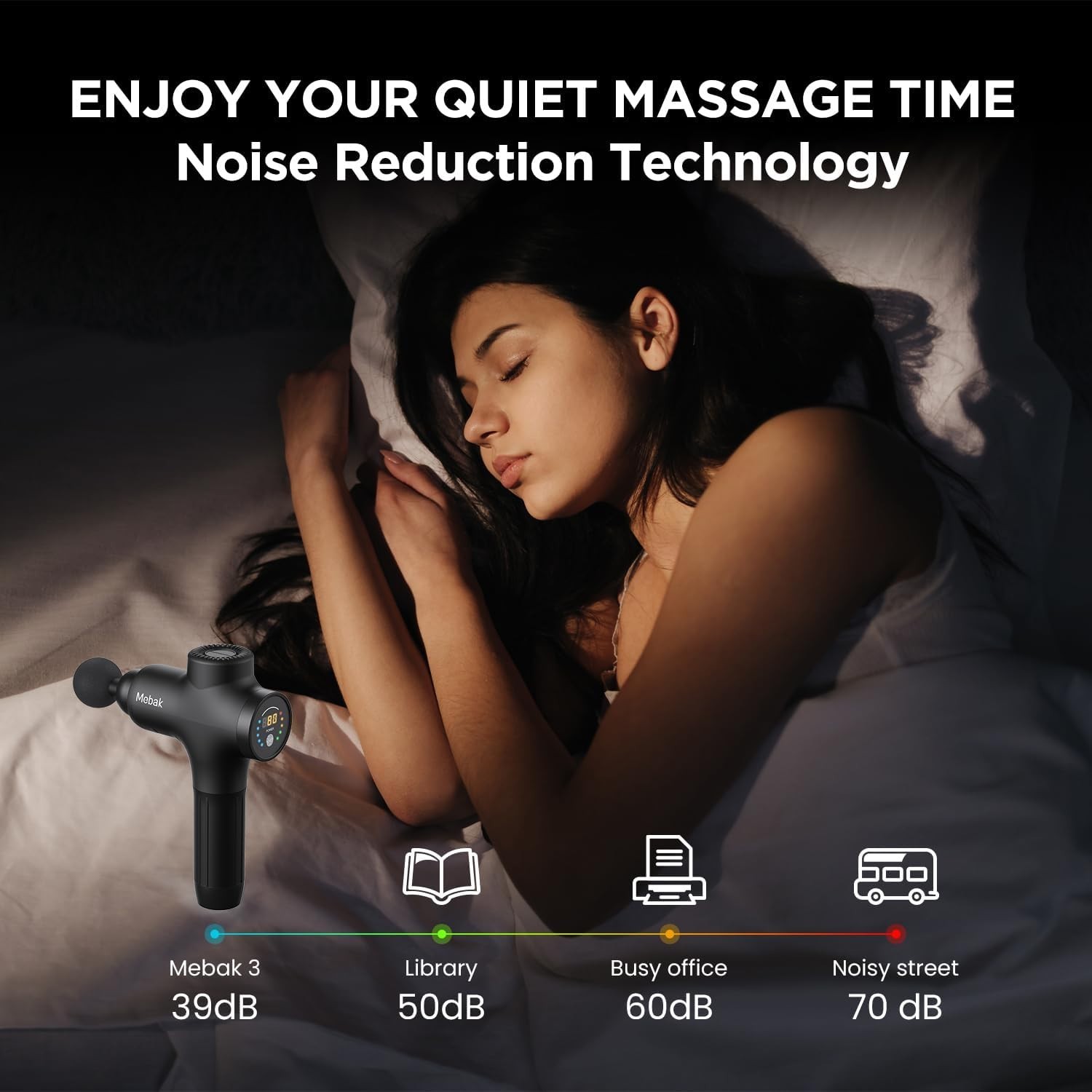 Massage Gun Deep Tissue Percussion Handheld Muscle Therapy Sport Tool