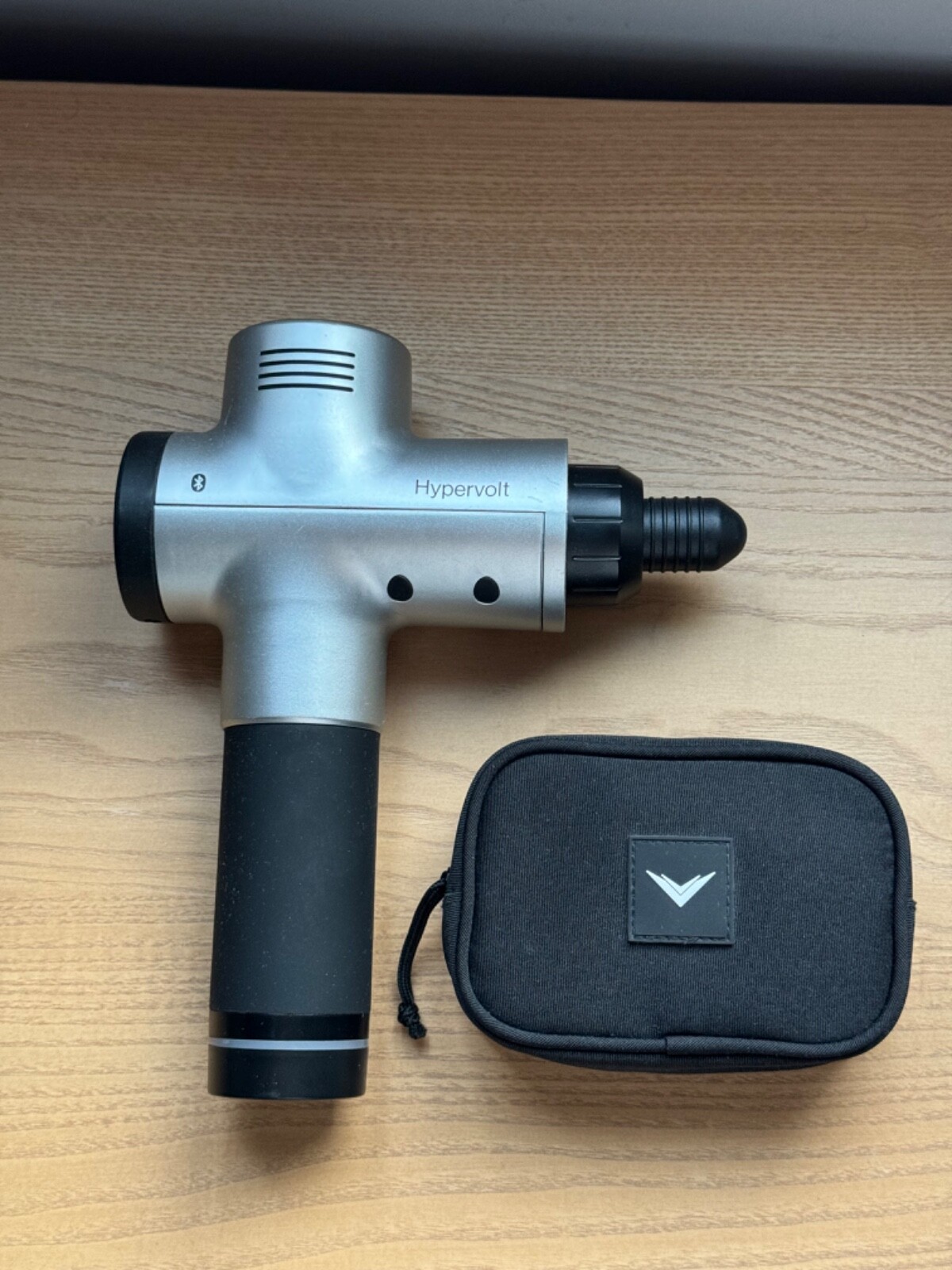 Hyperice Hypervolt Bluetooth Percussion Massage Device With Accessories – Silver
