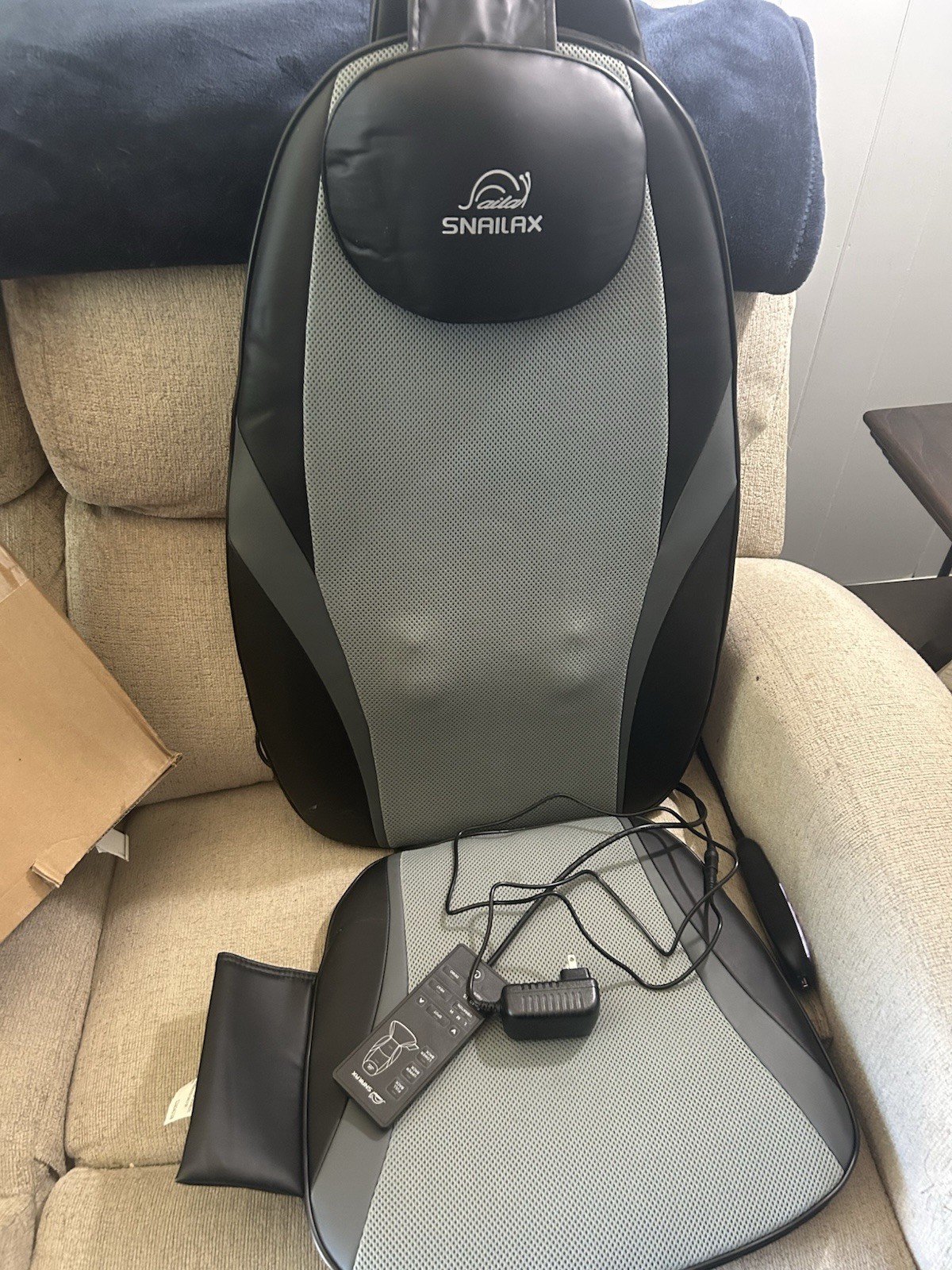 SNAILAX Shiatsu Massage Seat Cushion Heat Back Massager SL-256 2026 NEW