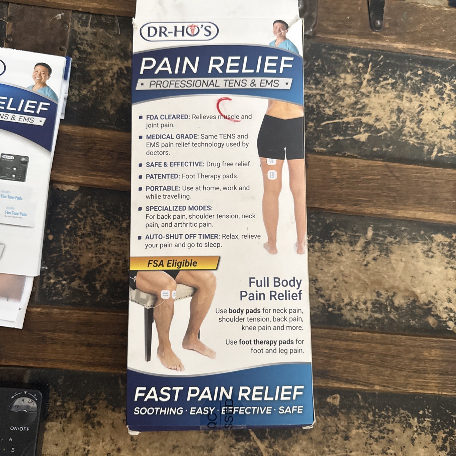 Dr. Ho’s Relief Back Foot Muscle Joint Pain Massager EMS TENS Therapy