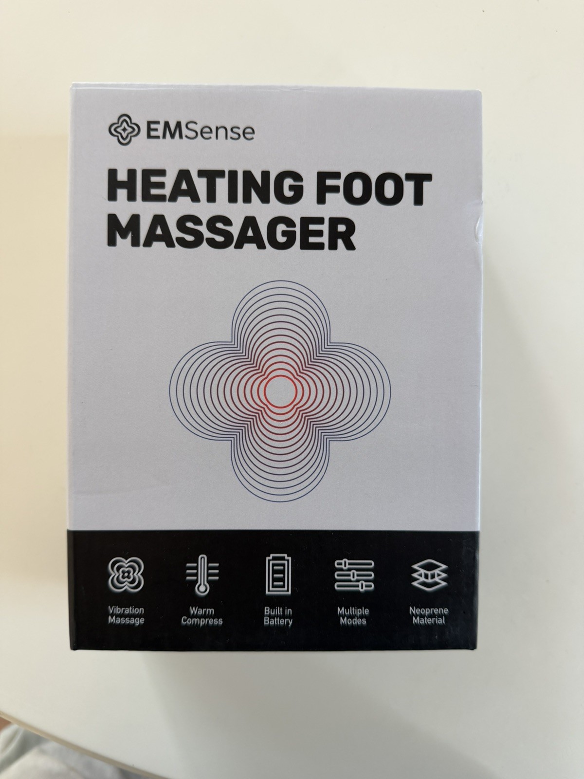 EMSense Pulsating Heat Foot & Nerve Relaxing Neuropathy Massager Therapy – New