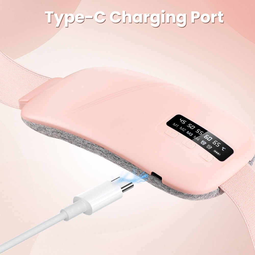 Heating Pad Massage Period Pain Relieve Therapy Menstrual Cramp Electric Belt