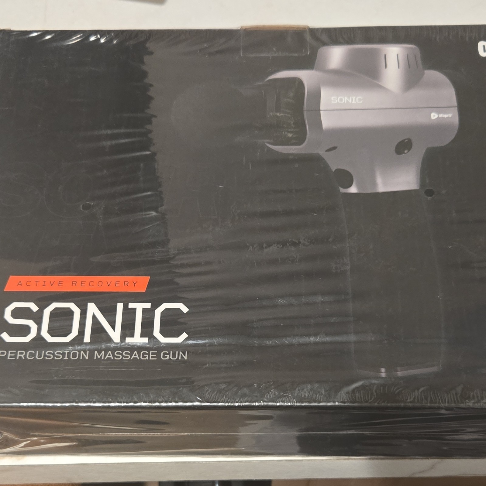 Lifepro Sonic Percussion Massage Gun LP-SNC-SLV Quiet Brushless Motor Silver