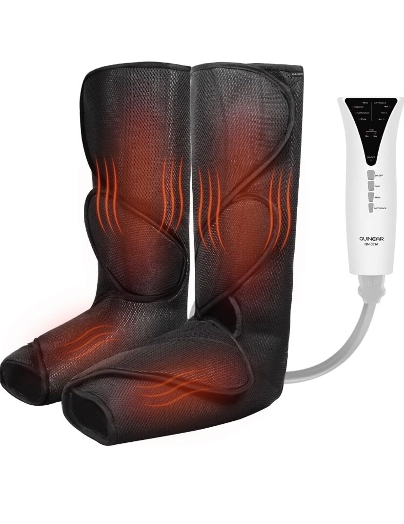 Quinear QN-021A 3 Modes Electric Air Compression Leg Massager With Heat