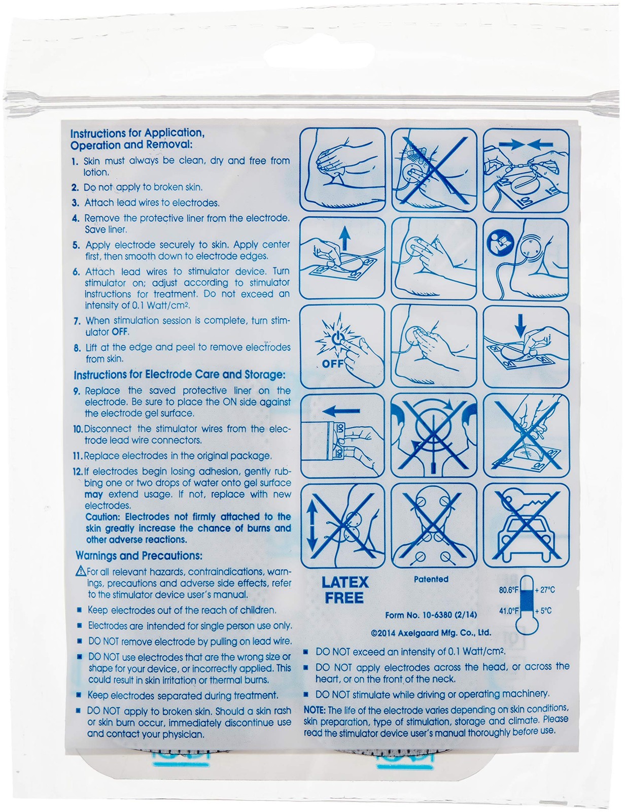 Physical Therapy 82183 Axelgaard Cloth Electrodes, 1.5″ x 3.5″ Rectangle, Pac…