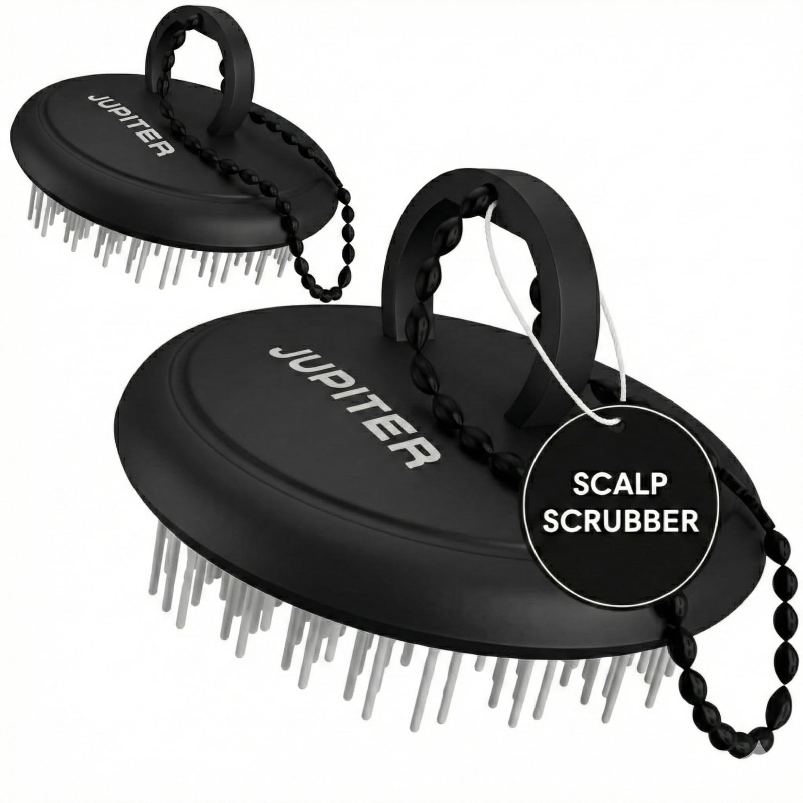 Scalp Exfoliator – Scalp Massager Tool for Wet & Dry Hair – Ergonomic Detangl…