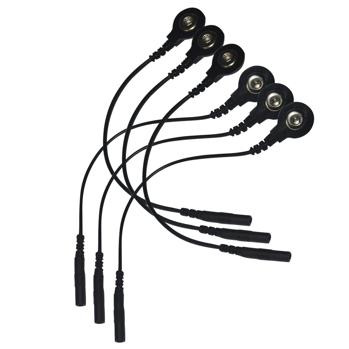 WholesaleElectrode Cables Female Snap Converter Cable toButton For Tens Massager