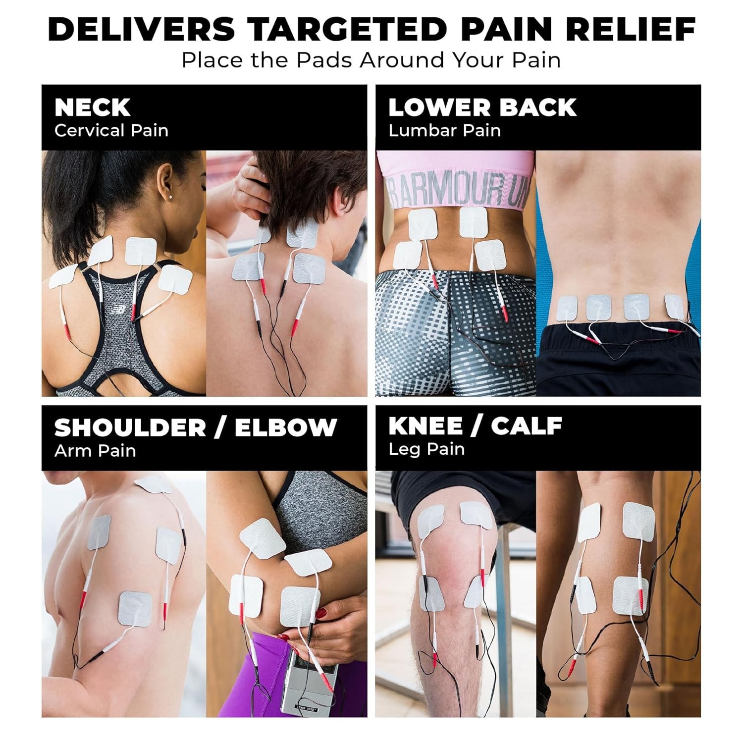 TENS Unit EMS 7000 Muscle Stimulation Therapy Machine Back Pain Relief TENS-OTC