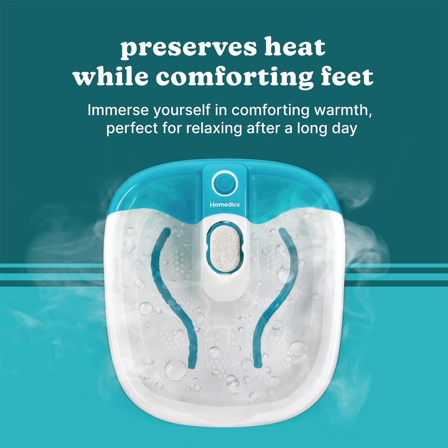 X Large Feet, Foot Spa Bath Massager Heat Soaker Massage Bubble Roller Deep Soak