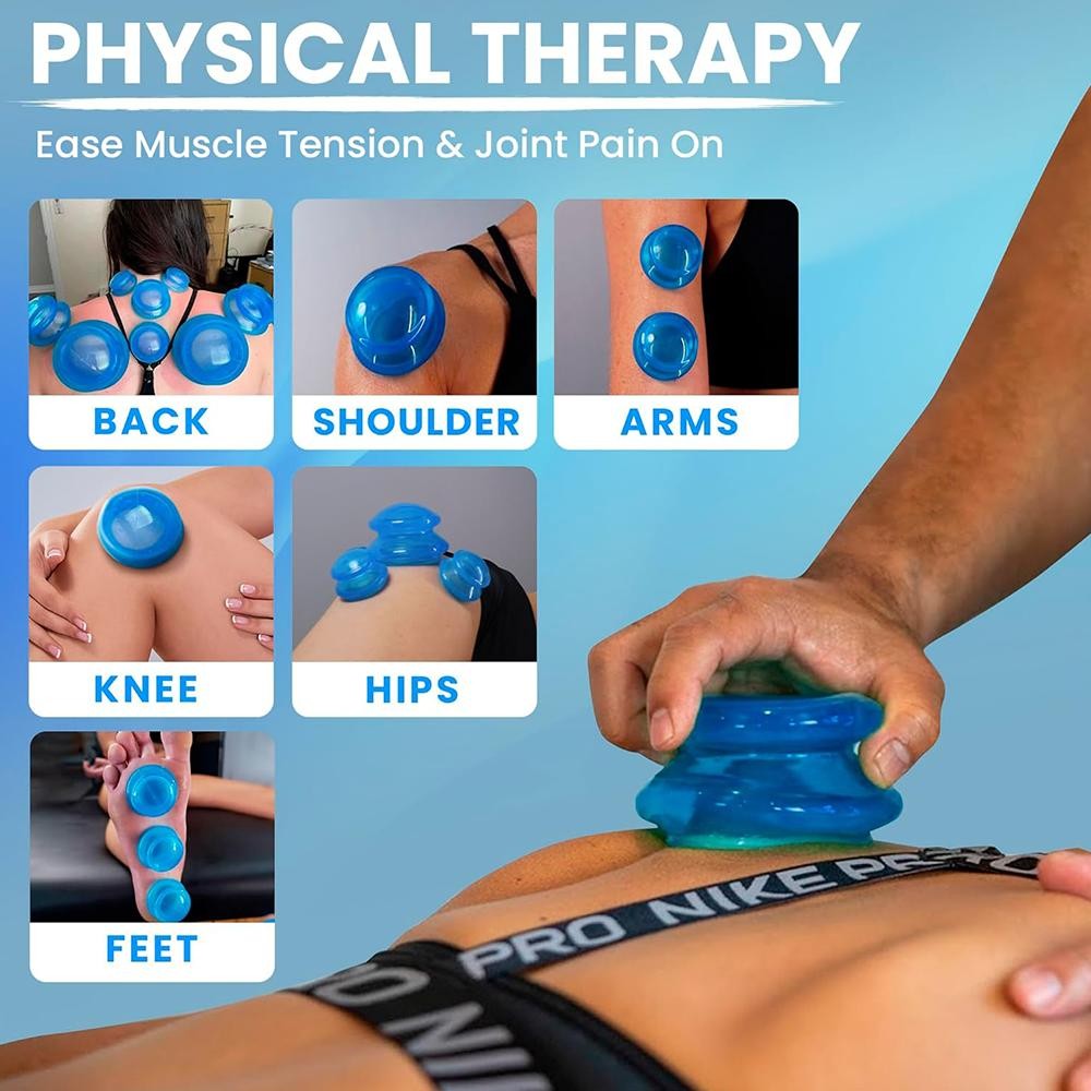 Silicone Cupping Set Professional Massage Cupping Cups for Cupping Therapy for M