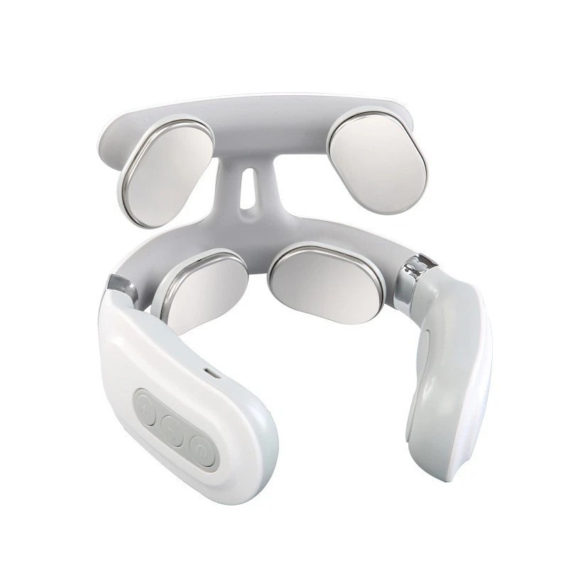 Electric Cervical Neck Massager Smart Pulse Shoulder Pain Relief Rechargeable
