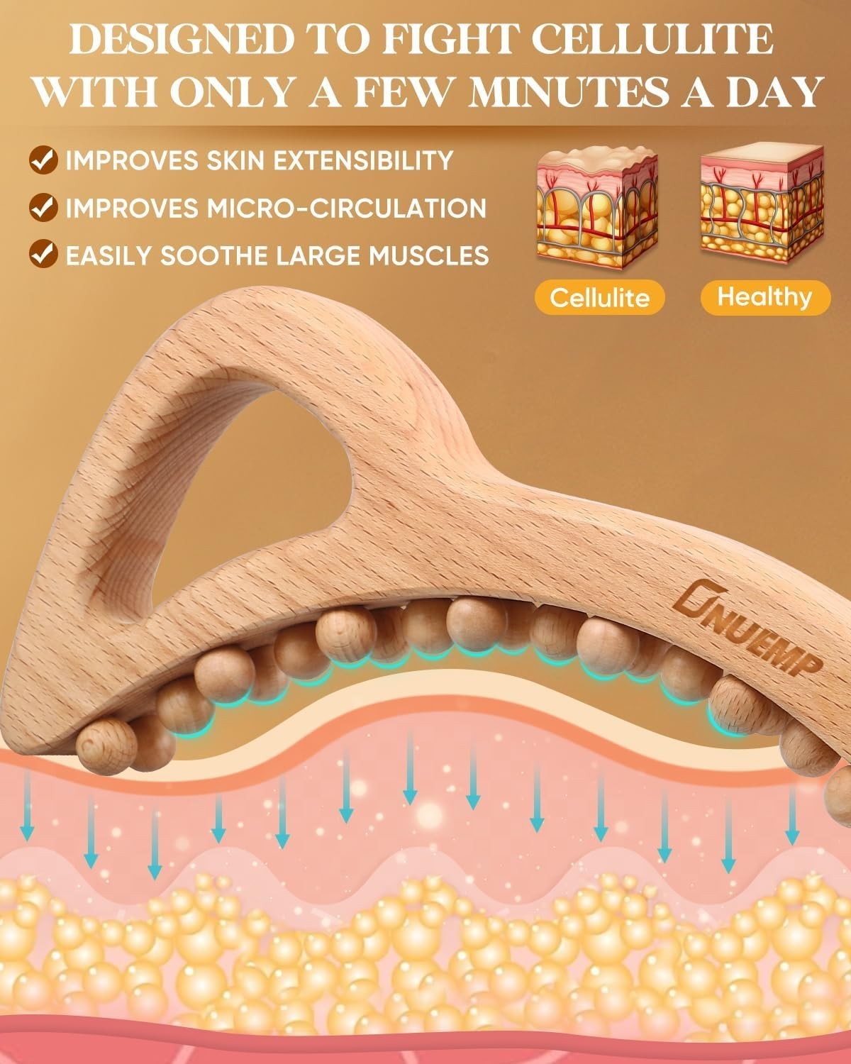Wood Therapy Massage Tools Maderoterapia Cellulite Massager Body Sculpting Kit