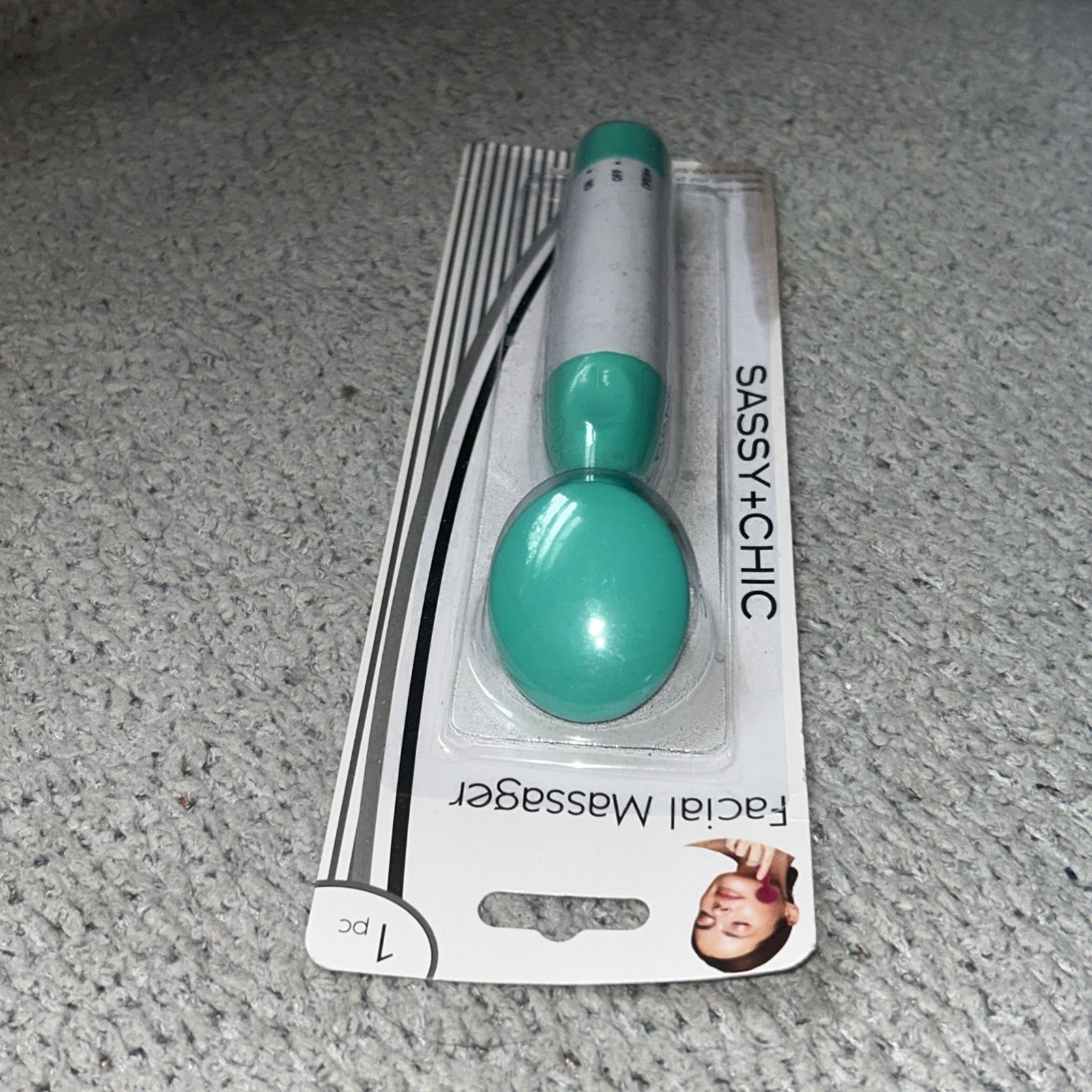 Sassy & Chic Power Facial Massager 1pc (Blue)