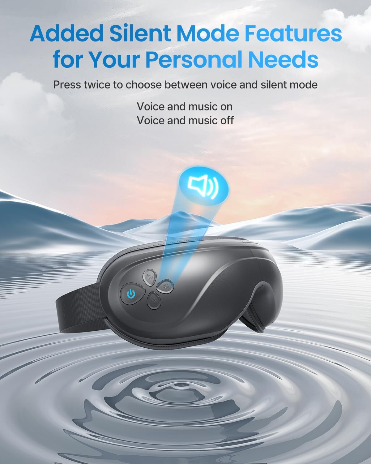 RENPHO Heated Eye Massager for Migraines Relief Eye Strain Dry Eye Gift for Mom