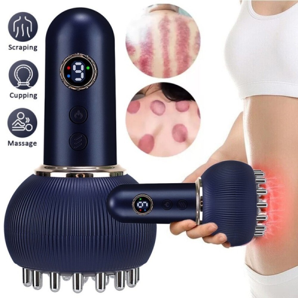 Electric Meridian Brush Gua Sha Body Massager EMS Microcurrent Body Sculpting