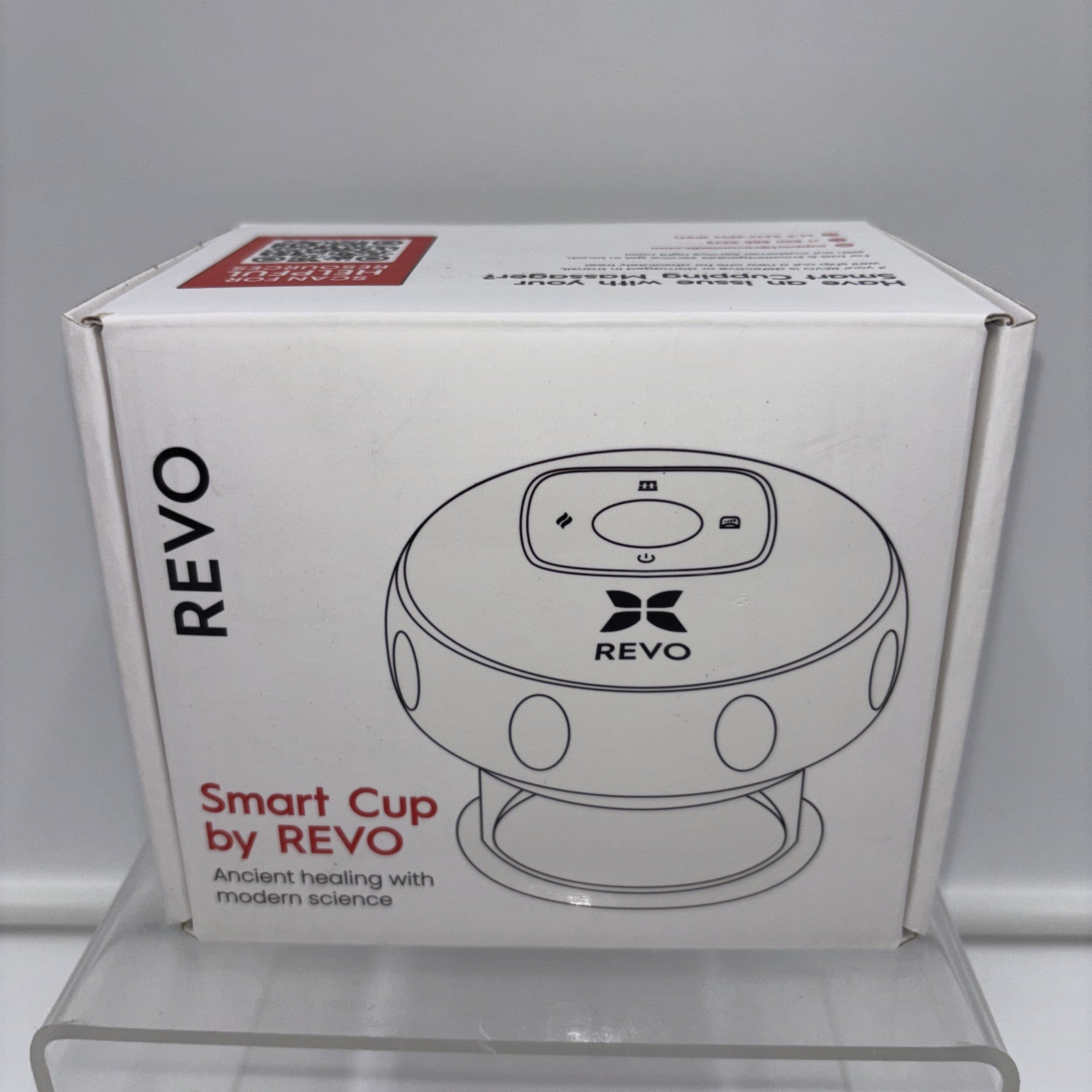 REVO The Original 4-1 Smart Cupping Therapy Massager – New Open Box