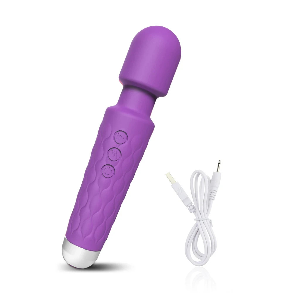 Rechargeable Wand Massager Powerful Multi-Speed Handheld Body Massager
