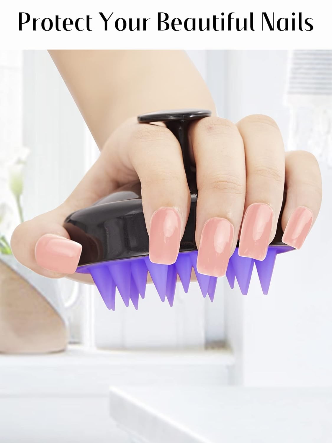 HEETA Scalp Massager Hair Growth, Soft Silicone Scrubber Shampoo Brush…
