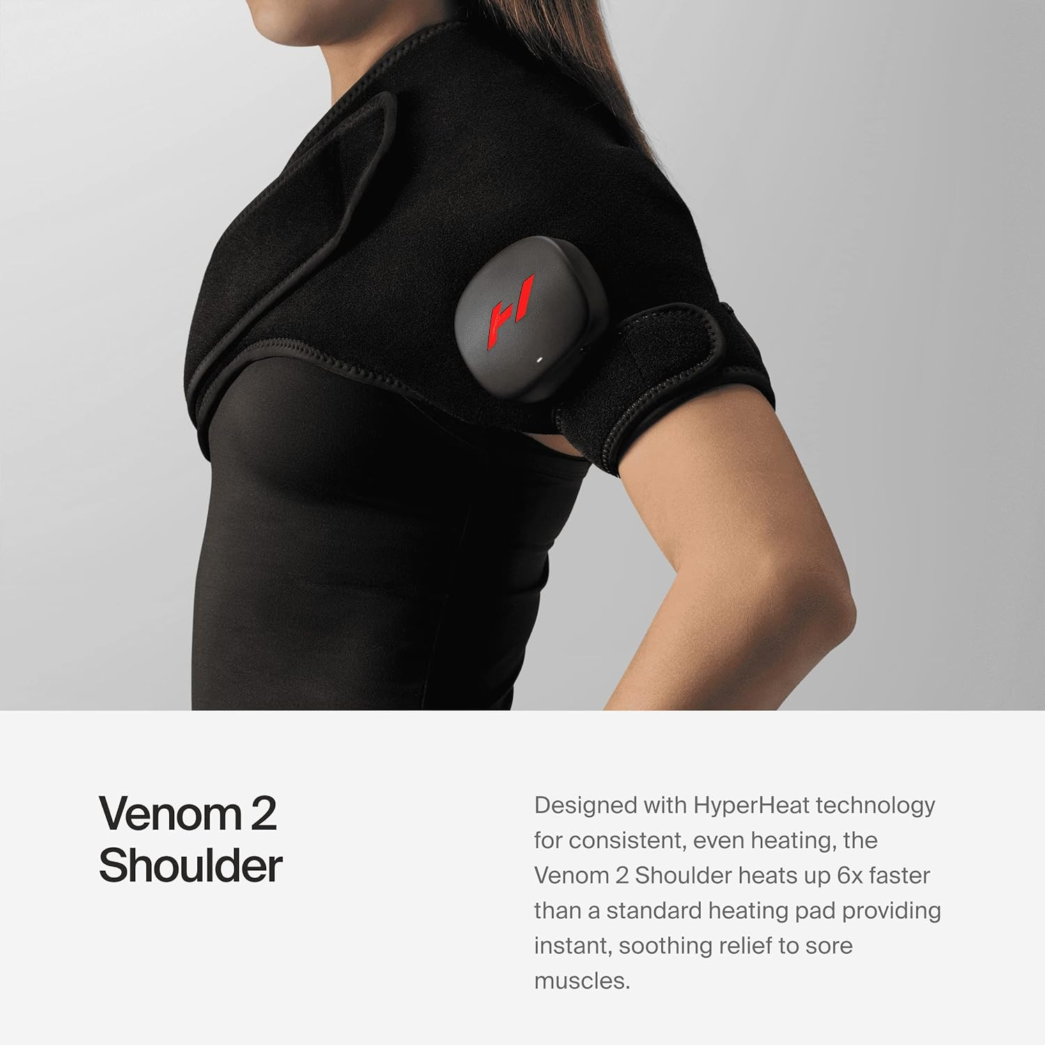 Venom 2 – Advanced Heat + Vibration Wrap (Left Shoulder)
