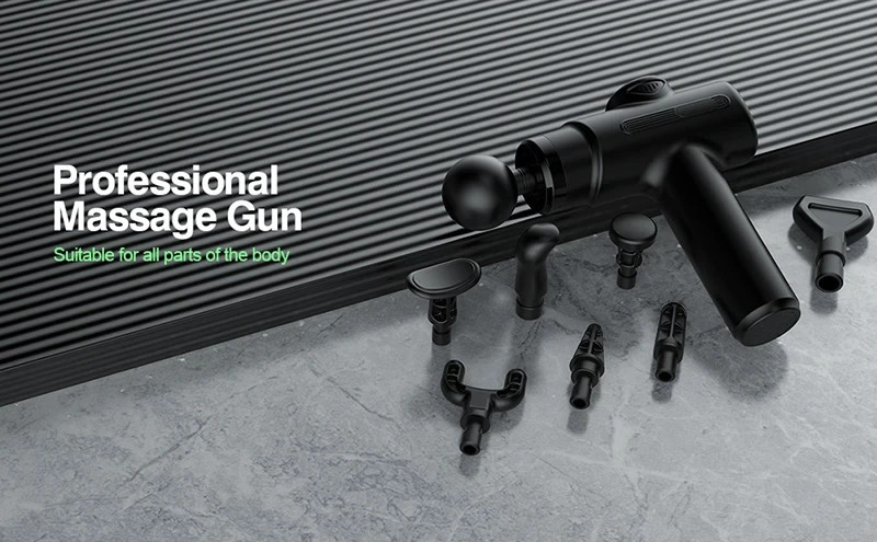 Massage Gun Deep Tissue 20 Speeds Cordless Handheld Neck Back & Muscle Massager