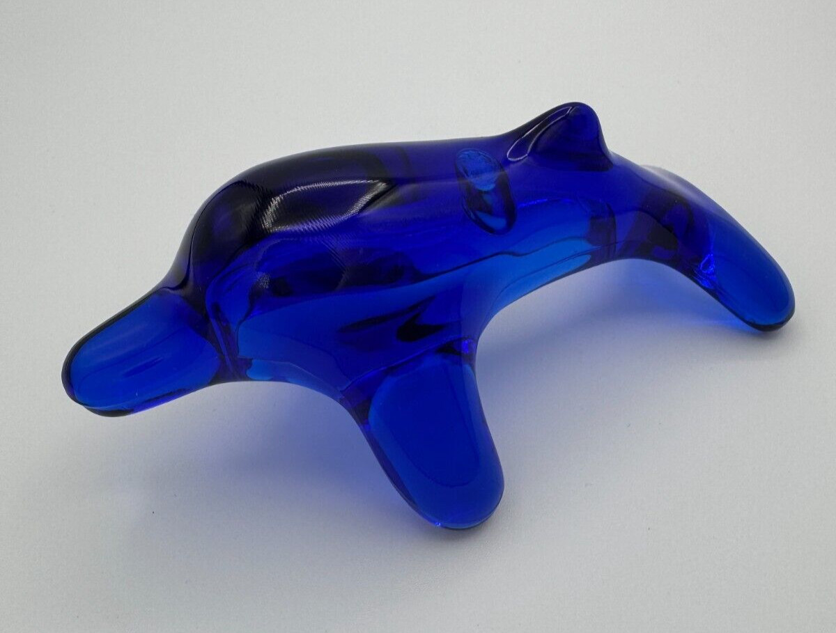 THE DOLPHIN MASSAGER! Blue Handheld Massage and Reflexology NWT Comes W/ Booklet