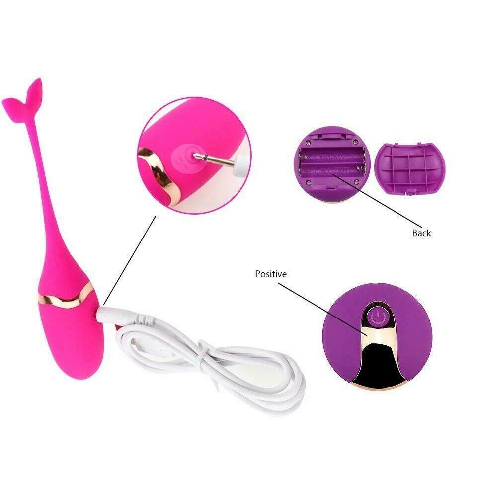 Rechargeable-Remote-Control-Egg-Vibrator-Massager-Female-Women-Massage-NEW