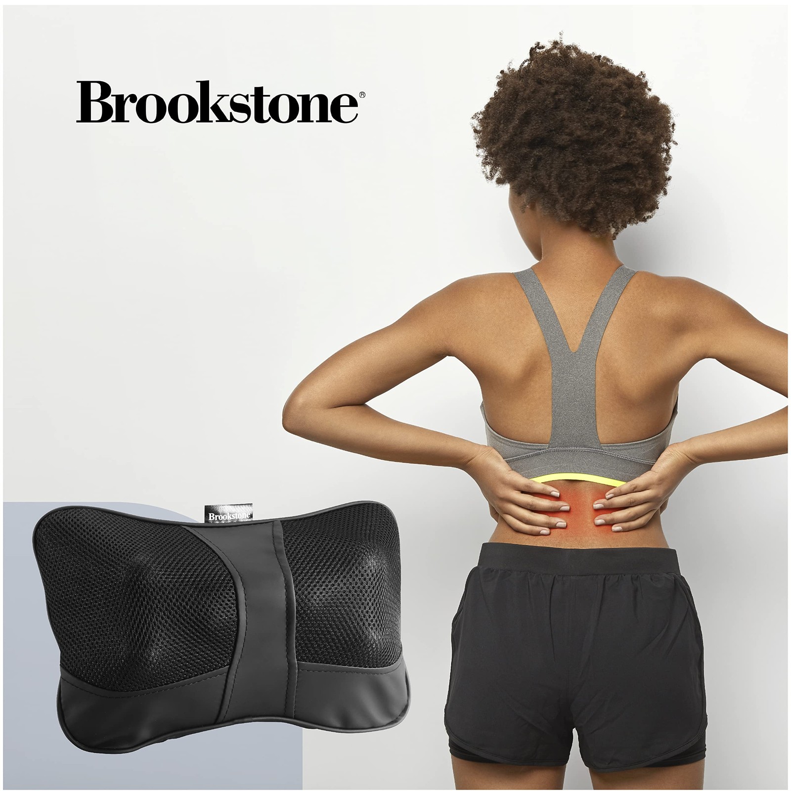 – Heat Deep Kneading Massage Pillow For Shoulders Portable