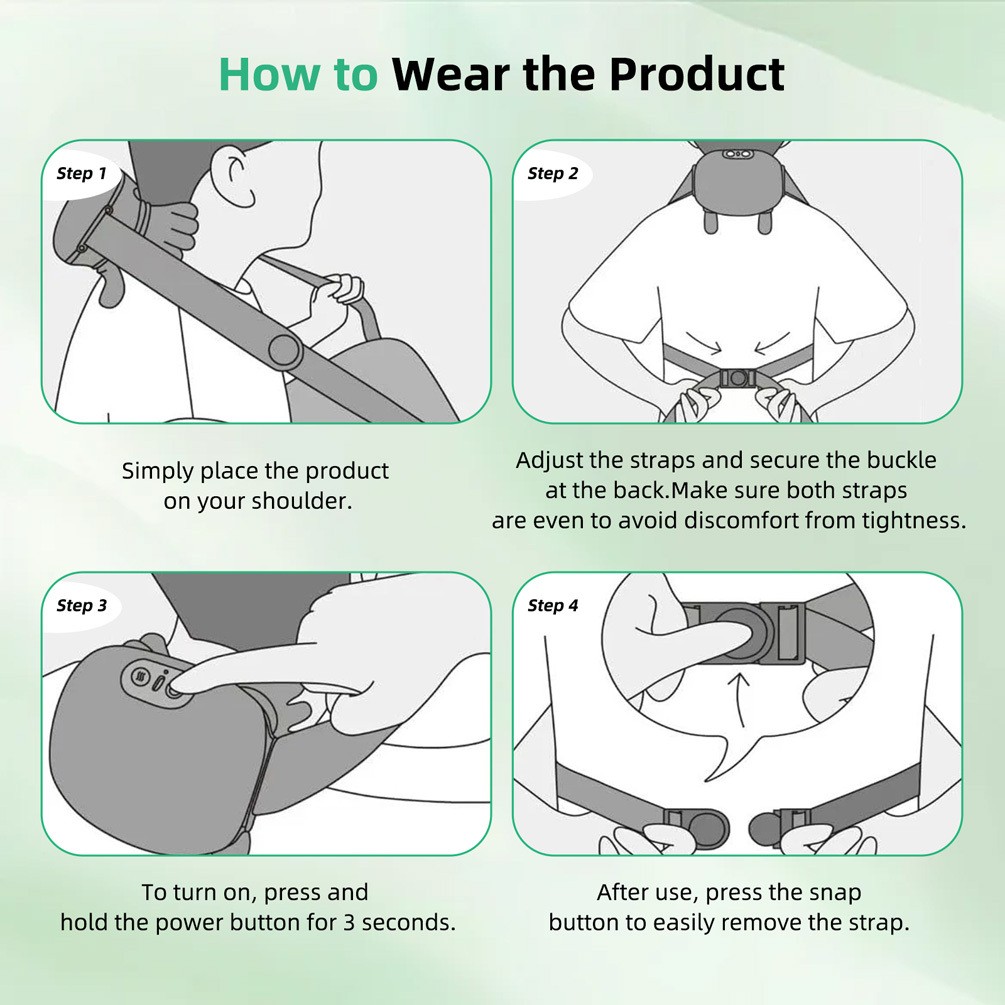 Bionic Finger Neck Shoulder Massager Wireless Neck Cervical Trapezius Kneading