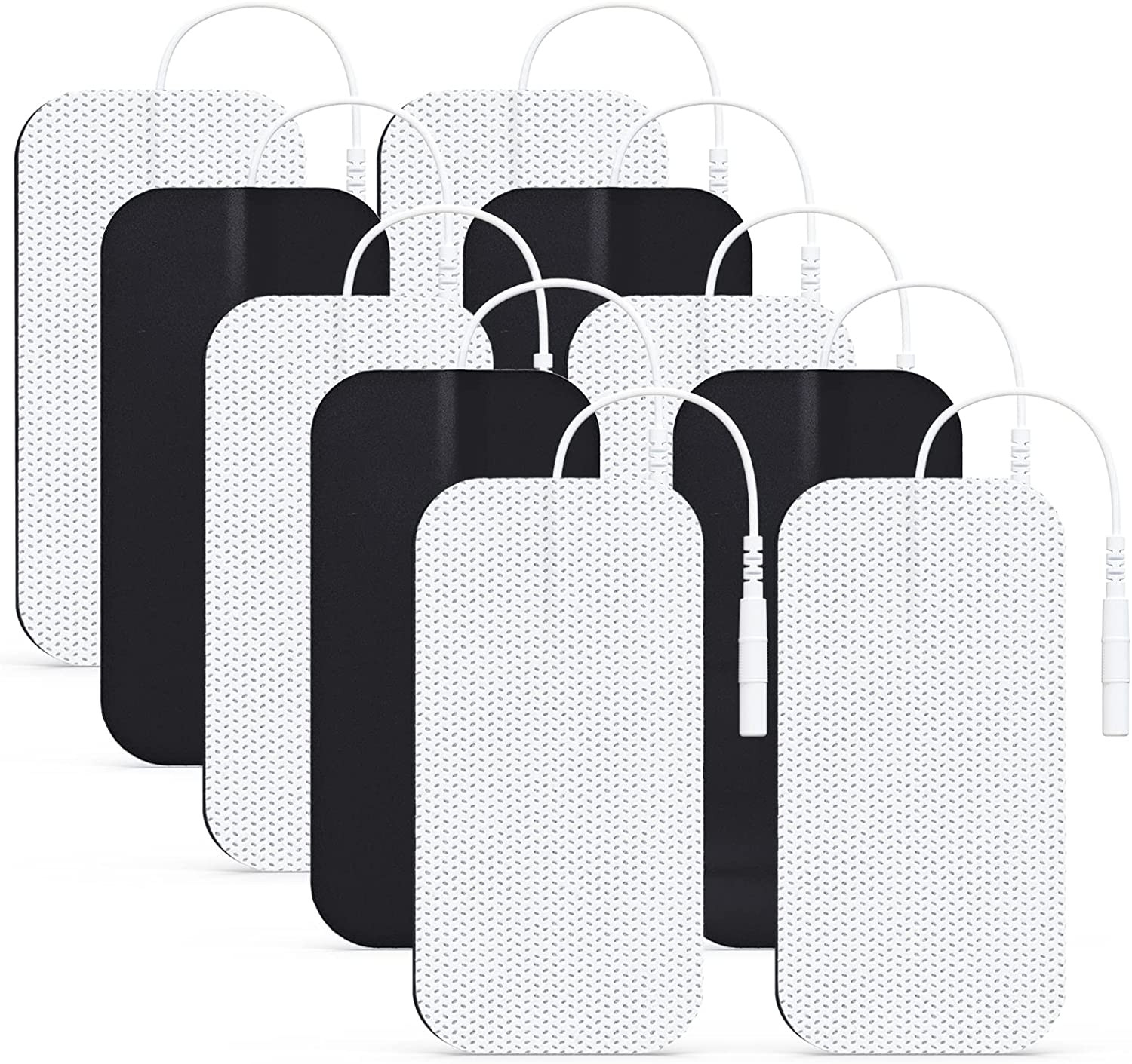 TENS Unit Pads 2″X4″ 10 Pcs, 3Rd Gen Latex-Free Rectangular Replacement Pads …