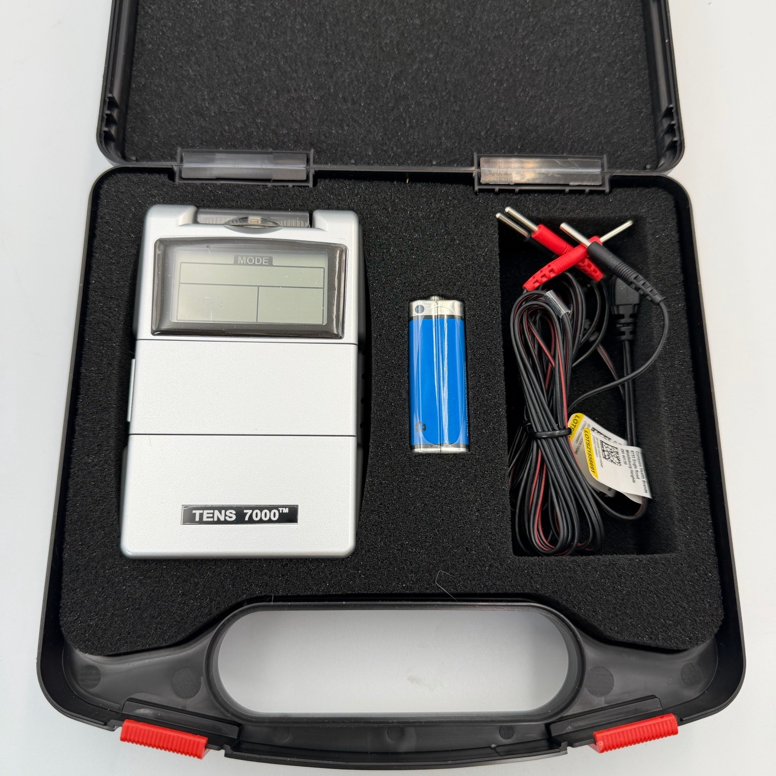 TENS 7000 Rechargeable Unit Muscle Stimulator and Pain Relief Device – (E10)