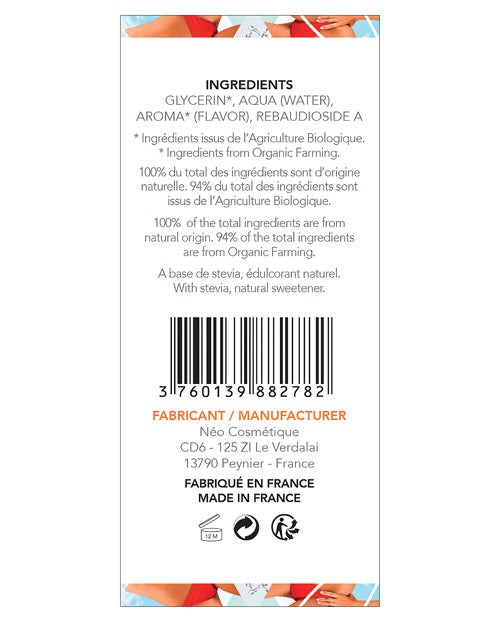 EXSENS of Paris Organic Massage Oil – 50 ml White Peach