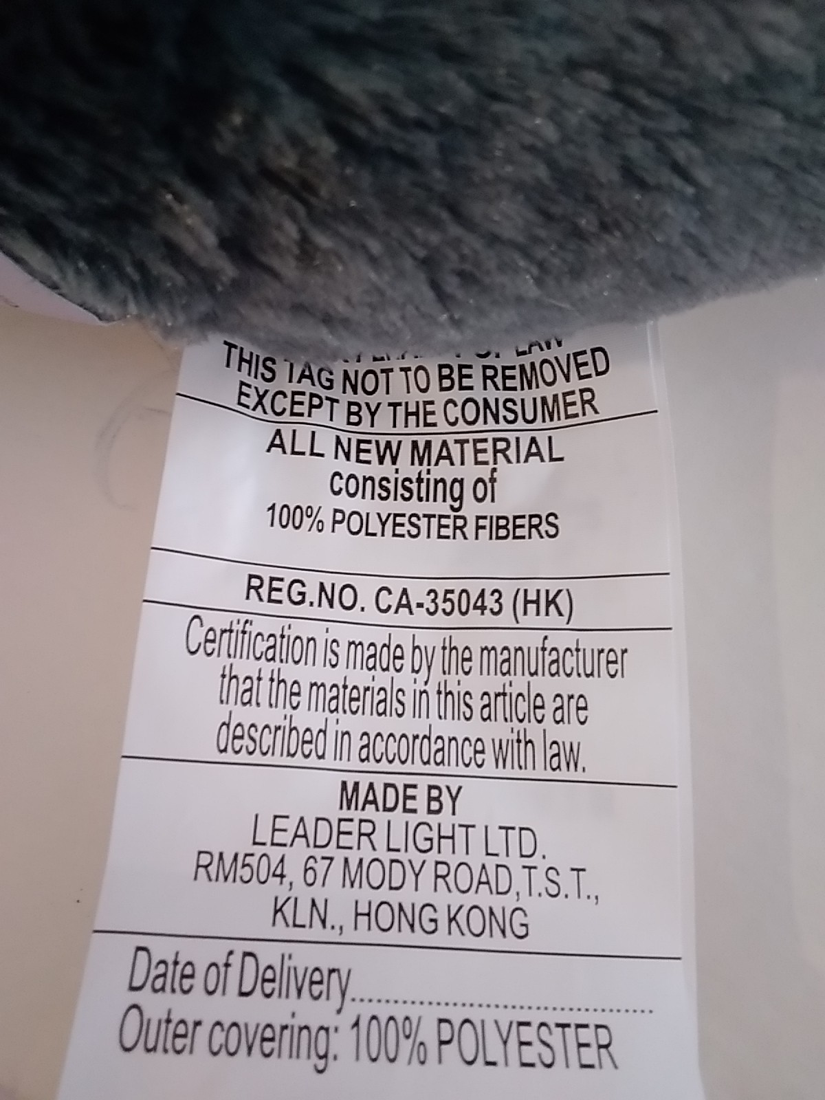 HealthTouch Polyester Fibers Neck Massager Gray Cat Requires 2 AA Batteries