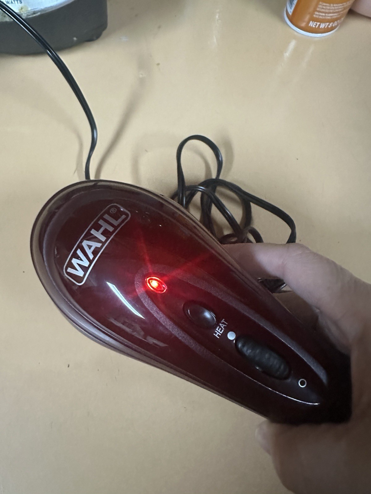 Wahl Massager Full Body Deep Tissue Percussion Therapeutic Hot Cold 4295A Case