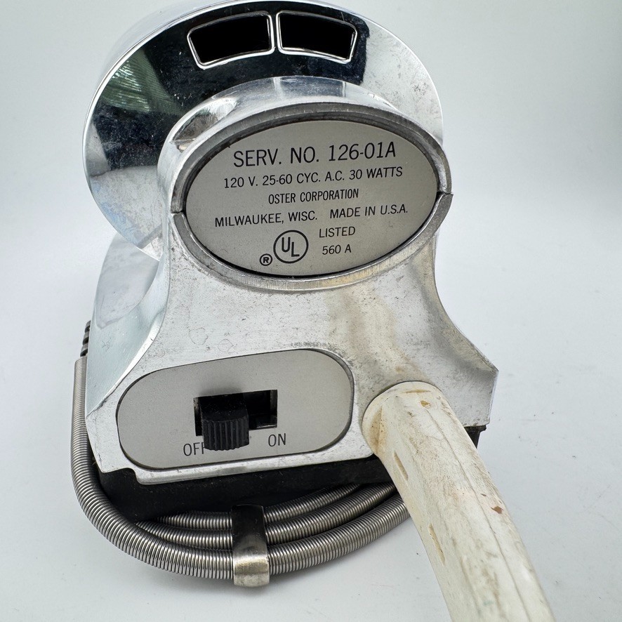 Vintage Oster Scientific I Therapeutic Massager Chrome WORKS